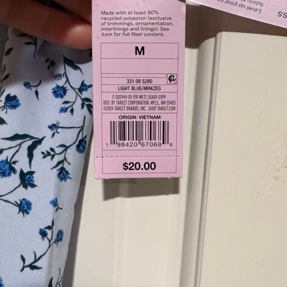 wild fable Light Blue Floral Tie-Front Cami - Picture 5 of 9